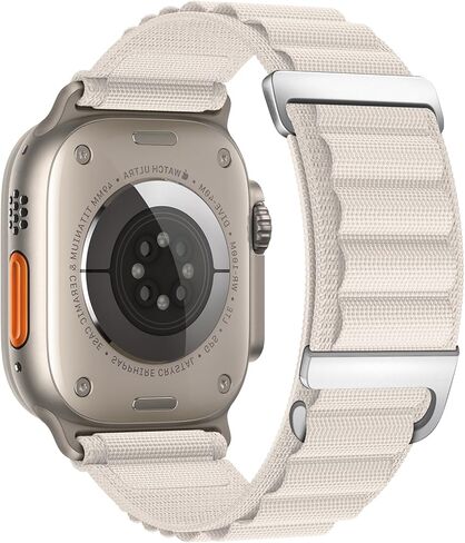 حلقة جبال الألب متوافقة مع Apple Watch 3 Band 49mm 46mm 45mm 44mm 42mm 41mm 40mm 38mm للرجال والنساء، حلقة رياضية من النايلون لساعة Apple Ultra 2/1 iWatch Series 11 10 9 8 7 6 5 4 3 2 1 SE in Kuwait