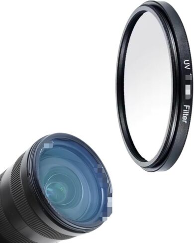 HD UV Filter Lens Compatible with DSLR Cameras – Multi-Coated, Scratch-Resistant, 0.2mm Thin for Landscape & Outdoor Photography (27mm) in Saudi Arabia