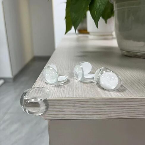 Corner Protector for Sharp Edges of Furniture, Baby Proofing Safety Guard, Clear, BPA Free PVC Material, Pack of 12 in Kuwait