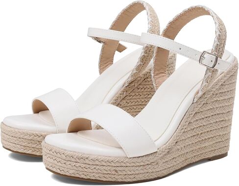 Accloris Womens Wedge Sandals Espadrille Platform Sandals Open Toe Ankle Strap Trendy High Heel Dressy Comfortable Party Casual Summer Sandals For Women 2026 in Saudi Arabia