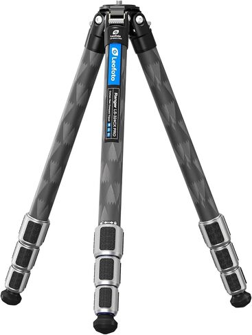 Leofoto LS-324CXPRO+LH-40LR Carbon Fiber Tripod Kit, Ranger Pro Series 64" Water-Resistant Outdoor Tripod with LH-40LR Lever Release Ball Head, 33lb Max Load, Spikes & Case Included in Kuwait