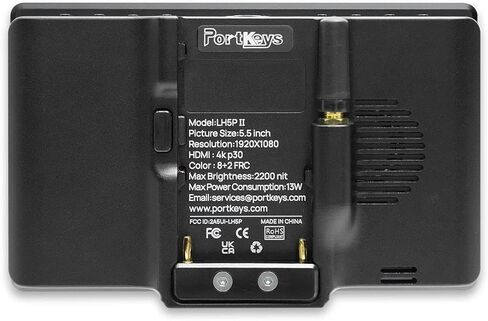 شاشة لمس Portkeys LH5P II مقاس 5 بوصات عالية الدقة بالكامل لكاميرات مختارة من سلسلة Canon C، تدعم HDMI 4K in Kuwait