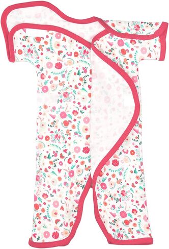 Boys & Girls Short-Sleeve Open-Shoulder NIC-Jumpsuit - NICU Friendly in Saudi Arabia