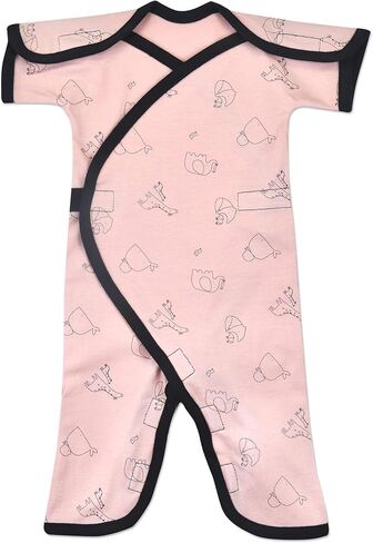 Boys & Girls Short-Sleeve Open-Shoulder NIC-Jumpsuit - NICU Friendly in Saudi Arabia