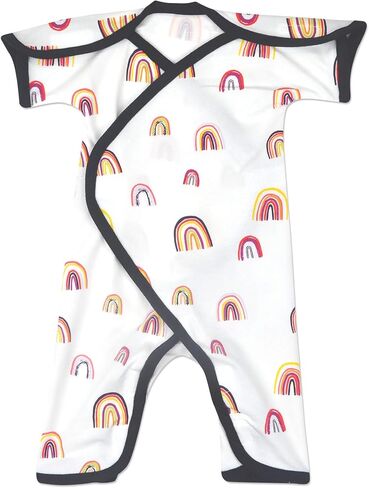 Boys & Girls Short-Sleeve Open-Shoulder NIC-Jumpsuit - NICU Friendly in Saudi Arabia