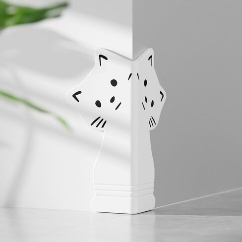 Silicone Cartoon Corner Protector Soft Cat Paw Desk Edge Guards with Adhesive, Anti-Collision Protectors f Pets and Furniture Table Corner Protection Claw Dark Beige 3 in Saudi Arabia
