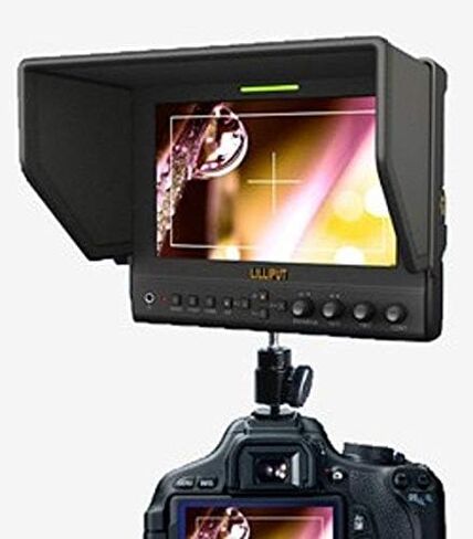 شاشة LILLIPUT 663 مقاس 7 بوصات مزودة بكاميرا علوية HDMI LED، بدقة 1280 × 800 بكسل in Kuwait