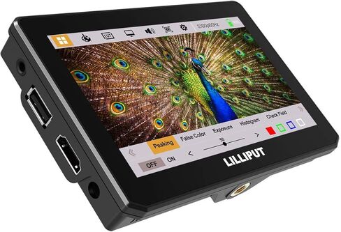 شاشة LILLIPUT T5 مقاس 5 بوصات تعمل باللمس على الكاميرا بدقة Full HD وHDMI 2.0 وHDR و3D LUT... in Kuwait
