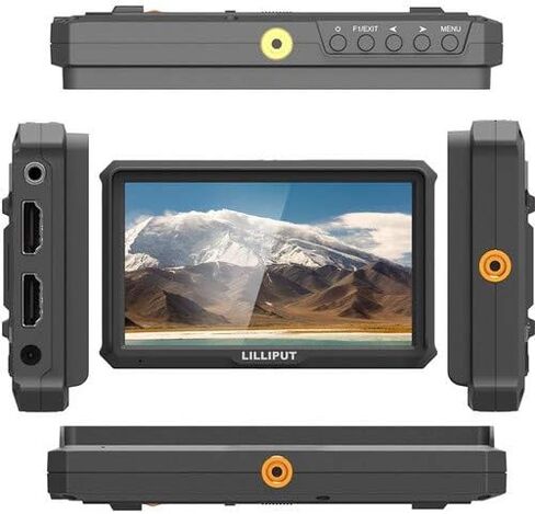 شاشة LILLIPUT T5 مقاس 5 بوصات تعمل باللمس على الكاميرا بدقة Full HD وHDMI 2.0 وHDR و3D LUT... in Kuwait