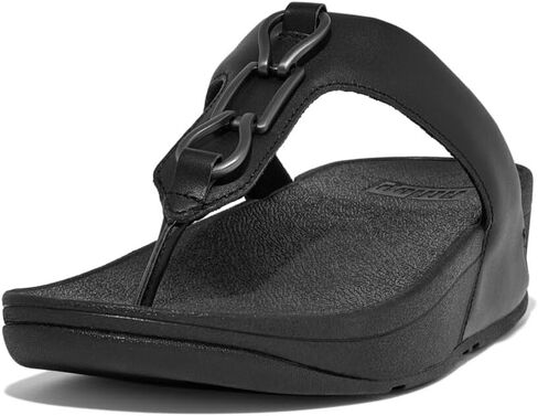 صندل من الجلد بسلسلة من FitFlop Hallye بمقدمة القدم in Kuwait