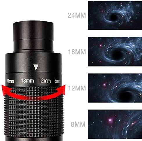 Telescopes for Adults Astronomy, 80mm Aperture 900mm Professional Refractor Telescope, with 1.25" Deluxe Zoom Telescope Eyepiece 8-24mm with T-Thread and Carrying in Kuwait