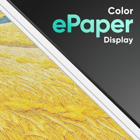 إطار رقمي ePaper، شاشة حبر إلكتروني، ديكور فني للحائط للمنزل والمكتب، شاشة قماش ملونة كاملة مقاس 13.3 بوصة، مضادة للوهج، بطارية طويلة جدًا، تحكم في التطبيق، هدايا عيد ميلاد فريدة لأصدقاء الأم والأب in Kuwait