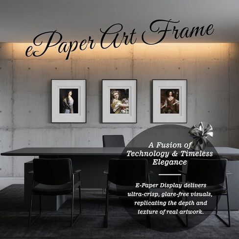 إطار رقمي ePaper، شاشة حبر إلكتروني، ديكور فني للحائط للمنزل والمكتب، شاشة قماش ملونة كاملة مقاس 13.3 بوصة، مضادة للوهج، بطارية طويلة جدًا، تحكم في التطبيق، هدايا عيد ميلاد فريدة لأصدقاء الأم والأب in Kuwait
