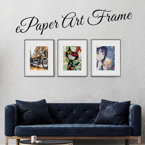 إطار رقمي ePaper، شاشة حبر إلكتروني، ديكور فني للحائط للمنزل والمكتب، شاشة قماش ملونة كاملة مقاس 13.3 بوصة، مضادة للوهج، بطارية طويلة جدًا، تحكم في التطبيق، هدايا عيد ميلاد فريدة لأصدقاء الأم والأب in Kuwait