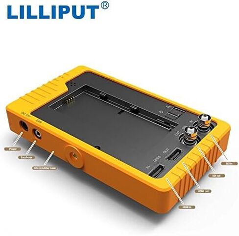 شاشة LILLIPUT Q5 مقاس 5 بوصة 1920 * 1080 شاشة عالية الدقة بالكامل مع غلاف معدني SDI HDMI متقاطع عالي الدقة لكاميرا الفيديو in Kuwait