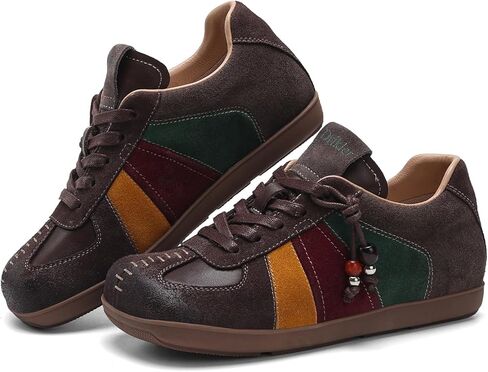 Women Wide Toe Box Shoes Casual Sneakers for Women's Barefoot Suede Shoes Fashion Walking Hiking Shoes in Saudi Arabia