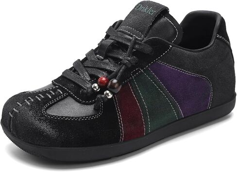 Women Wide Toe Box Shoes Casual Sneakers for Women's Barefoot Suede Shoes Fashion Walking Hiking Shoes in Saudi Arabia
