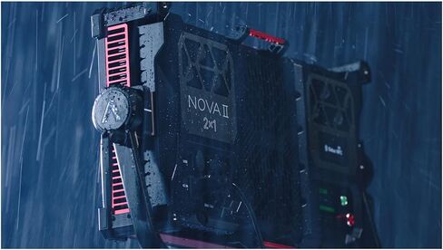 مصباح لوحة Aputure NOVA II 2x1 LED عالي الدقة - أبيض فائق السطوع قابل للضبط مع بواعث حمراء غامقة ونيلي، مقاوم للطقس IP65 (مع حقيبة صلبة متدحرجة) in Kuwait