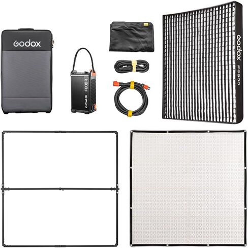 بساط إضاءة LED مرن Godox KNOWLED F800R RGB (4 × 4 بوصات) in Kuwait