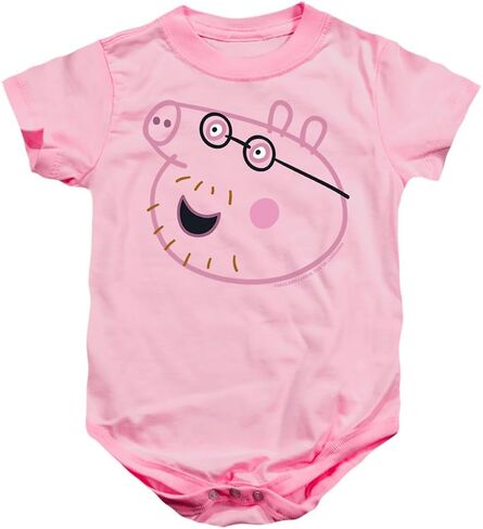 Popfunk Classic Peppa Pig Pink Faces Unisex Infant Snap Suit for Baby Collection in Kuwait