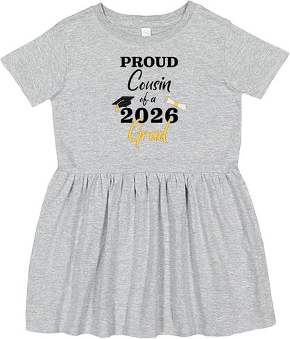 inktastic Proud Cousin of a 2026 Grad Toddler Dress in Kuwait