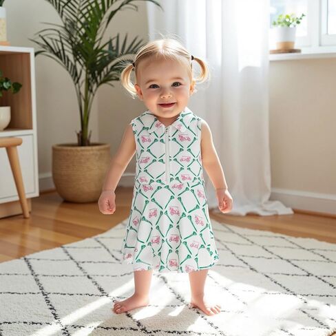 Kids Girls Tennis Golf Dress Outfit Short Sleeve Summer Turn Down Collar A Line Dresses Cute Girl Playwear Sundress in Saudi Arabia