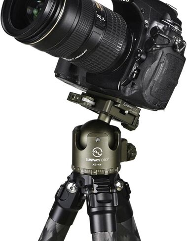 Sunwayfoto XB-44DLG 44mm الانظار عالية قفل القوة كرة ثلاثية الرأس ث Arca متوافق الثنائي رافعة QR المشبك in Kuwait