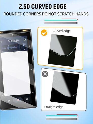 for iFLYTEK S6 AI Recorder Screen Protector 9H Tempered Glass Film Anti-Scratch Anti-Fingerprint High Sensitive, 2-Pack in Kuwait