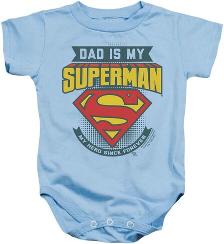 Popfunk My Dad is Superman Father's Day Unisex Infant Snap Suit for Baby in Kuwait