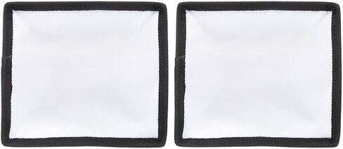 SEWACC قطعتان من غطاء موزع الفلاش الناعم مقاس 15 × 17 سم صندوق سوفت بوكس ​​محمول لفلاش كاميرا DSLR، موزع للضوء القوي وملحقات إضاءة الفيديو الفوتوغرافية in Kuwait