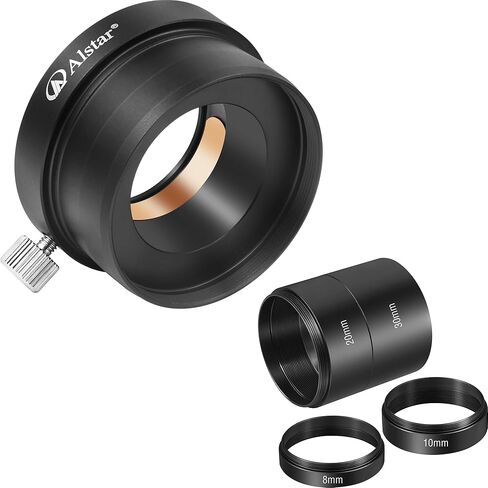 مجموعة أنبوب تمديد Alstar Astronomical 2 بوصة/M48 8 مم 10 مم 20 مم 30 مم - حزمة مع - محول عدسة تلسكوب 2 بوصة إلى 1.25 بوصة in Kuwait