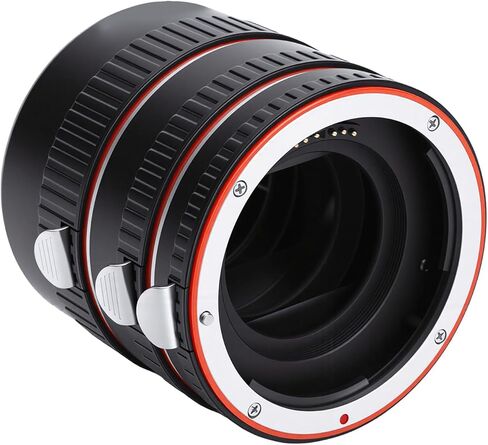 PUSOKEI مجموعة أنبوب تمديد ماكرو لـ EF EF - S Mount DSLR محول عدسة الكاميرا مع عدسات إلكترونية للتركيز التلقائي، للتصوير الفوتوغرافي الماكرو 13 مم 21 مم 31 مم أنابيب تمديد in Kuwait