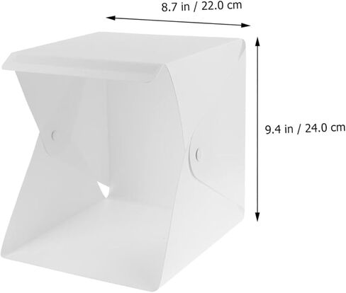 20cm Mini Photo Tent LED Lighting Portable Foldable Photography Soft Light Tent Shooting Prop for Small Products in Kuwait