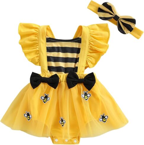 Douhoow Baby Girl Summer Romper Flying Sleeve Floral Embroidery Baby Dress Romper with Headband Infant Festival Clothes in Saudi Arabia