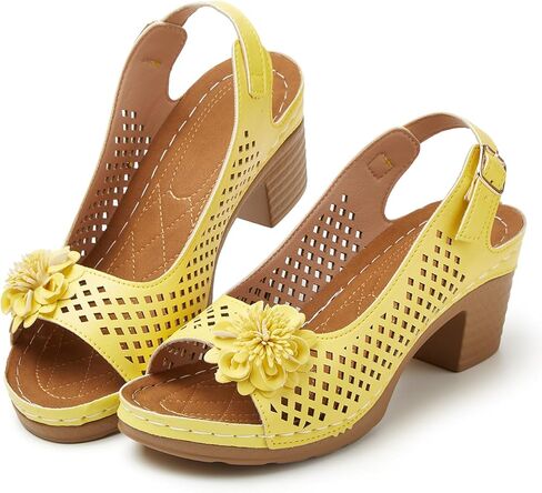 Epsion Women's Platform Heels Block Chunky Sandals Open Toe Ankle Strap Shoes Fashion Dress Summer Beach Sandal 2026 in Kuwait