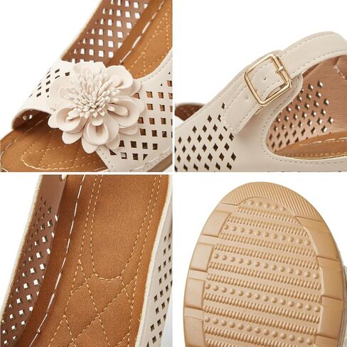 Epsion Women's Platform Heels Block Chunky Sandals Open Toe Ankle Strap Shoes Fashion Dress Summer Beach Sandal 2026 in Kuwait