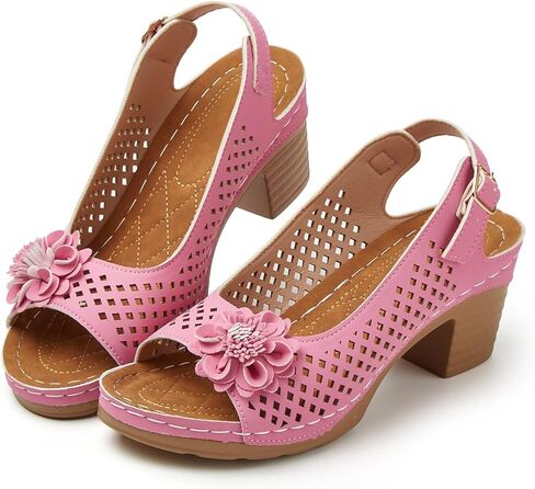 Epsion Women's Platform Heels Block Chunky Sandals Open Toe Ankle Strap Shoes Fashion Dress Summer Beach Sandal 2026 in Kuwait
