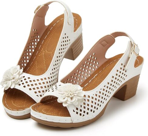 Epsion Women's Platform Heels Block Chunky Sandals Open Toe Ankle Strap Shoes Fashion Dress Summer Beach Sandal 2026 in Kuwait