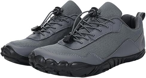 أحذية المشي حافي القدمين من Peak Footwear - أحذية رياضية ذات تصميم عريض عند الأصابع بدون قطرة، نعل مرن رفيع، ملمس أرضي، نعل خارجي شبكي مسامي غير قابل للانزلاق للارتداء اليومي والممرات الخفيفة in Kuwait