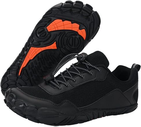 أحذية المشي حافي القدمين من Peak Footwear - أحذية رياضية ذات تصميم عريض عند الأصابع بدون قطرة، نعل مرن رفيع، ملمس أرضي، نعل خارجي شبكي مسامي غير قابل للانزلاق للارتداء اليومي والممرات الخفيفة in Kuwait