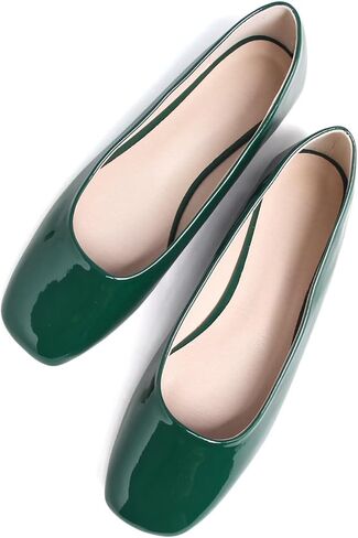 SAILING LU Ballet Flats for Women Comfortable Solid Color | Soft Flats, Square Toe, Ballet Shoes, Dressy, Slip-ons Loafers in Saudi Arabia