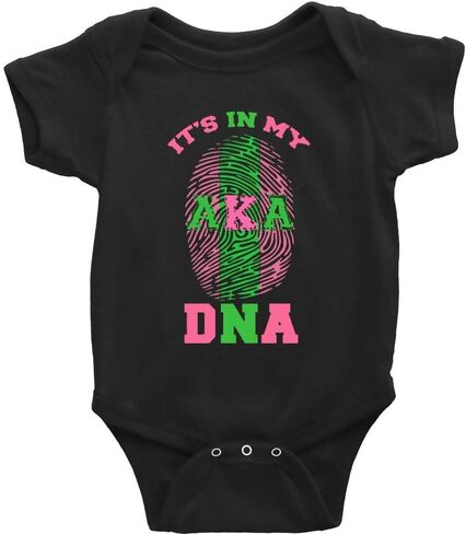 بدلة لعب قصيرة الأكمام للأطفال من الجنسين من It's In My DNA AKA AKA للأطفال الرضع in Kuwait