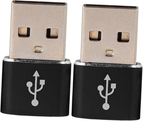 HOMSFOU 2 قطعة من النوع c إلى USB ذكر محول قارئ بطاقات الذاكرة قارئ بطاقات USB محول USB لنقل البيانات بسرعة متوافق مع الهواتف الذكية والأجهزة اللوحية in Kuwait