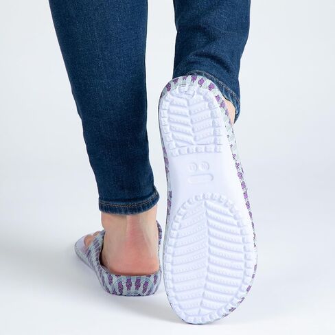 GreaterGood Playful Paws Flip Flops Lightweight Thong Sandals Textured Grip Insole Non Slip Pet Print Beach Pool Casual Gifts for Women in Saudi Arabia
