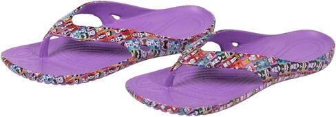 GreaterGood Playful Paws Flip Flops Lightweight Thong Sandals Textured Grip Insole Non Slip Pet Print Beach Pool Casual Gifts for Women in Saudi Arabia