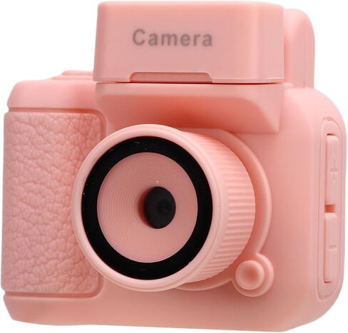 Fabater Keychain Camera, 1080P HD Video Retro Digital Camera, Mini Portable with 32GB Memory Card Built in LED Flash for School Events Family Gatherings (Pink) in Saudi Arabia