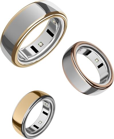 SURITCH 3 Pack Ring Cover for Oura Ring 4 & Oura Ring Gen 3 Horizon/Heritage, Ultra-Thin Anti-Yellow Transparent Ring Protector TPU Case for Oura Size 8/9, Support Charging with Cover on - G/R/S in Saudi Arabia
