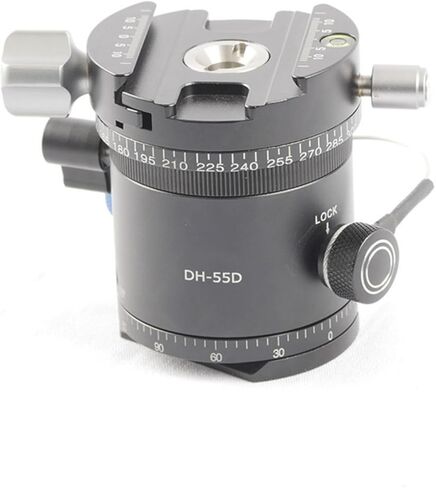 Professional Tripod Head Quick Release Plate Panoramic Indexing Rotators 10Click Stops Unisex Aluminum Alloy Panoramic Indexing Head in Kuwait