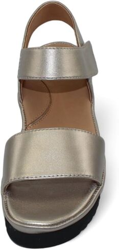 Champagne Met Nappa Women's Abrilla Sandals by L'Amour Des Pieds in Kuwait