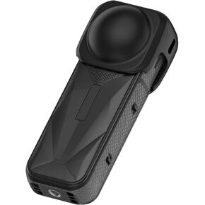 LOKEKE متوافق مع واقي غطاء عدسة Insta360 X5، غطاء حماية من السيليكون متوافق مع Insta360 X5 Len (أسود) in Saudi Arabia